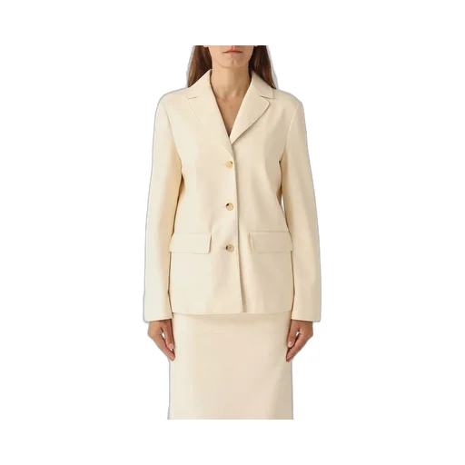 Long-Sleeved Button-Up Jacket