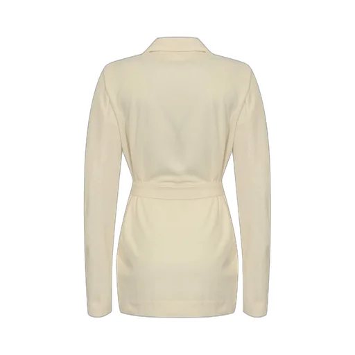 Single-Breasted Belted Jacket