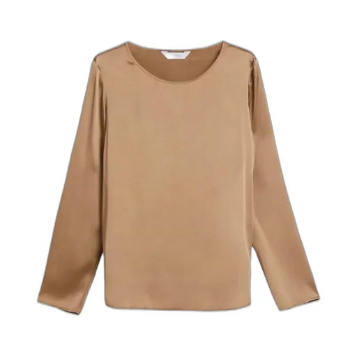 Moldava Crewneck Long-Sleeved Blouse
