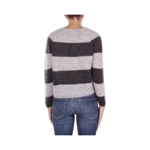 Striped V-Neck Jumper