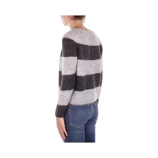 Striped V-Neck Jumper