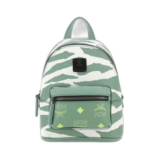 Animal Printed Logo Patch Detailed Backpack