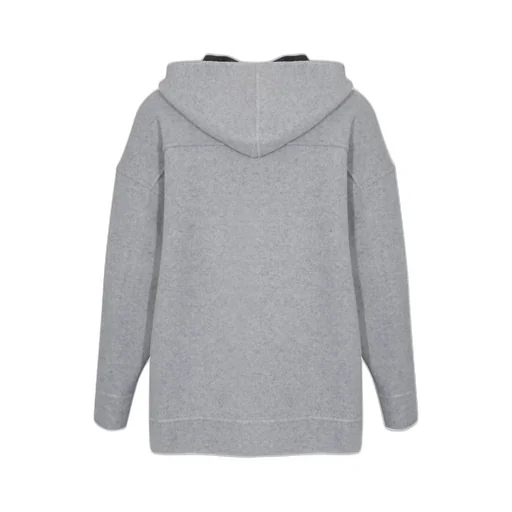 Sottile Zip-Up Hooded Cardigan