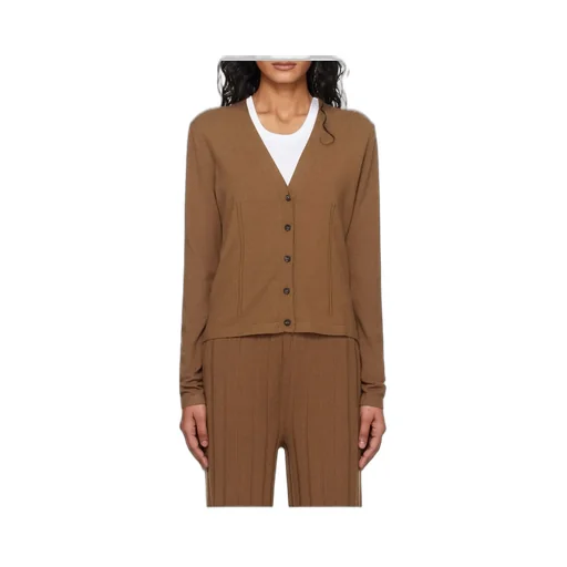 V-Neck Button-Up Cardigan