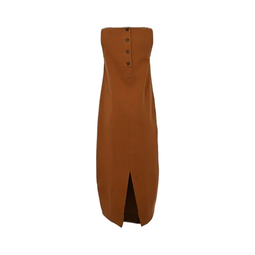 Sleeveless Crewneck Jersey Dress
