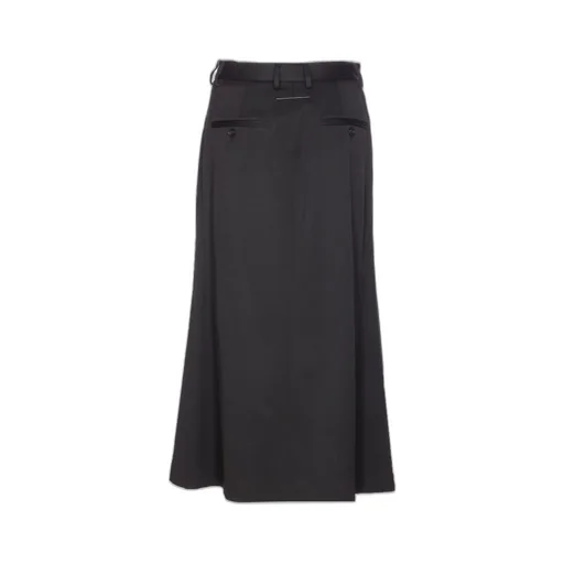 High-Waisted Midi Skirt