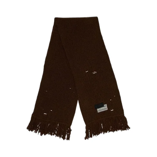 Distressed Fringed Scarf