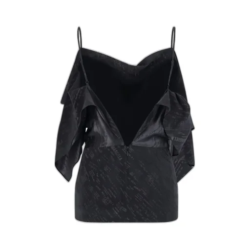 Folded Jacquard Top