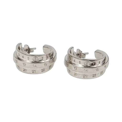 Numeric Cuff Earrings