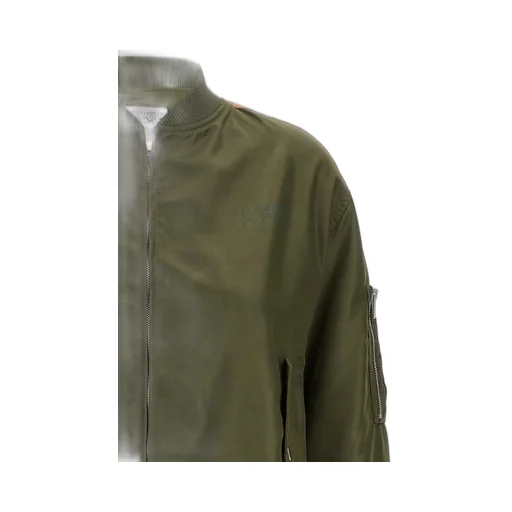 Drawstring Hem Zip-Up Jacket