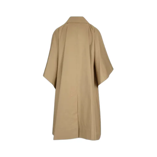 Collared Button-Up Cape Coat