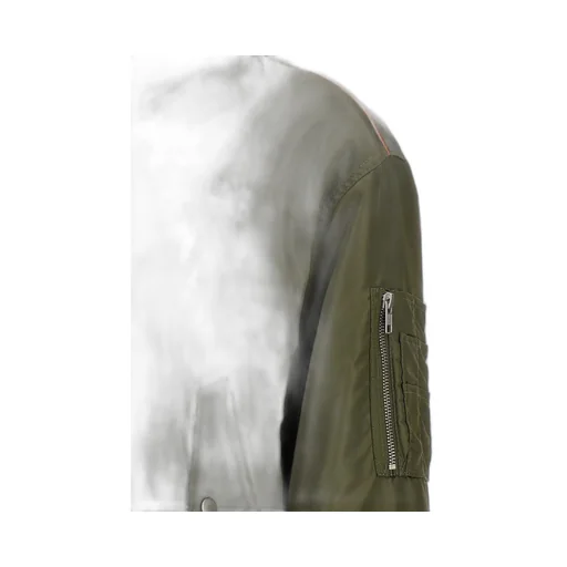 Drawstring Hem Zip-Up Jacket