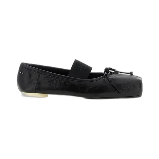 Tonal Stitch Bow Ballet Flats