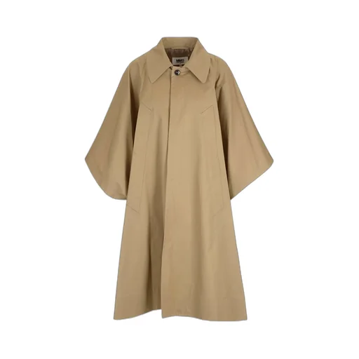 Collared Button-Up Cape Coat