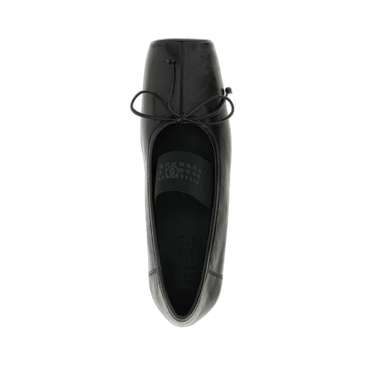 Tonal Stitch Bow Ballet Flats