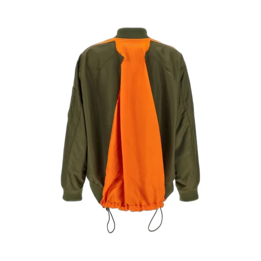 Drawstring Hem Zip-Up Jacket