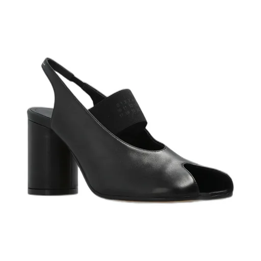 Open-Toe Slingback Heeled Sandals