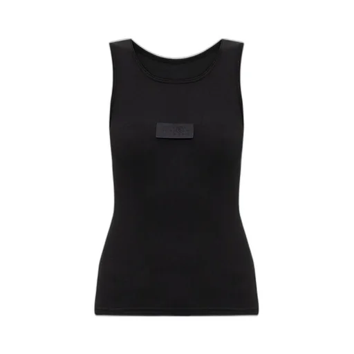 Plaque Sleeveless Tank Top