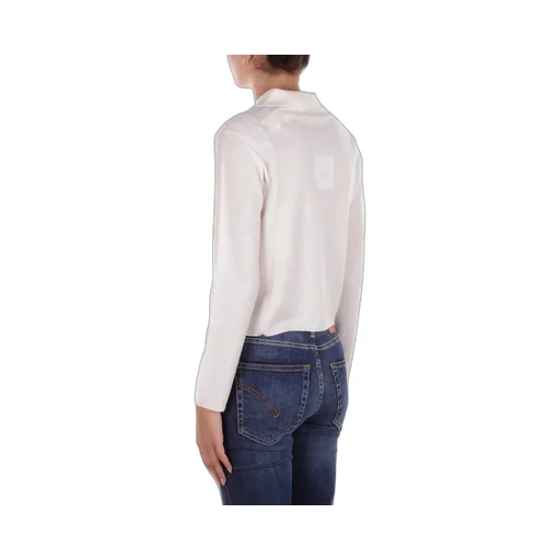 V-Neck Knitted Polo Shirt