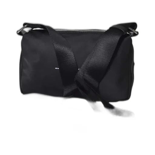 Number Patch Zipped Crossbody Bag