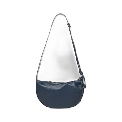 Zip-Closure Shoulder Bag