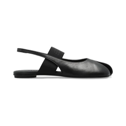 Logo Detailed Open-Toe Slingback Sandals