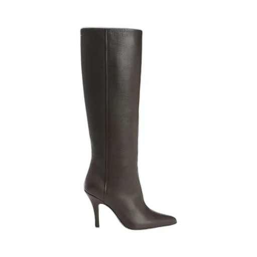 Slip-On Knee-High Boots