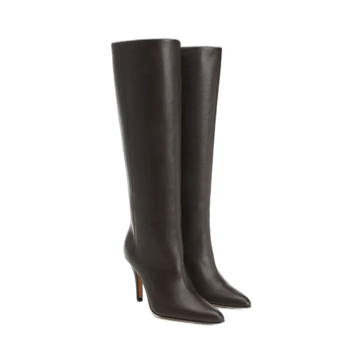 Slip-On Knee-High Boots