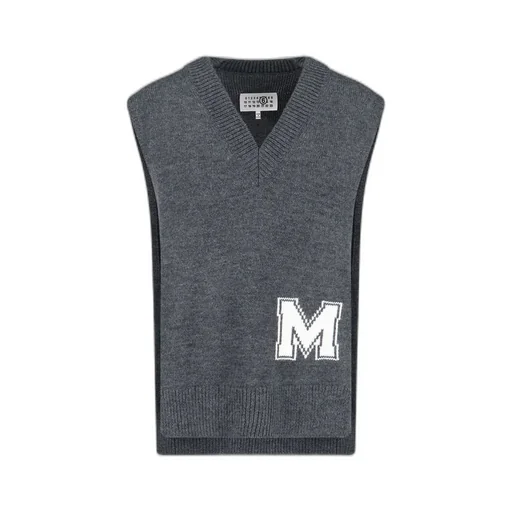 V-Neck Knitted Vest