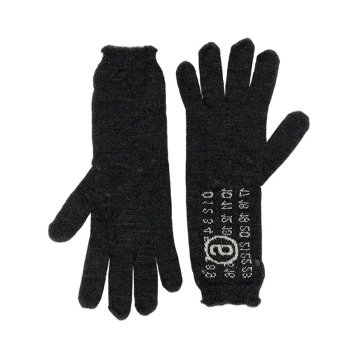 Numbers-Motif Gloves