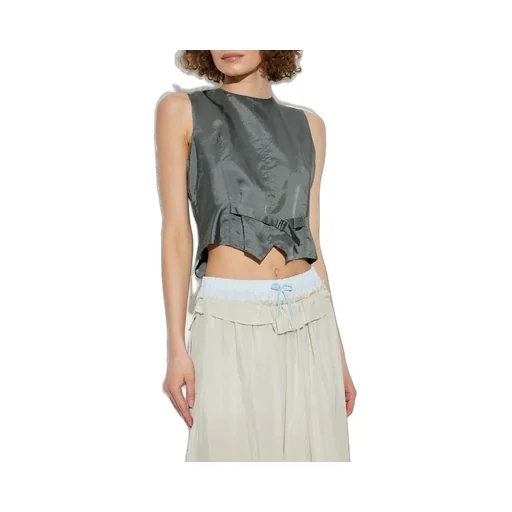 Satin Strapped Waistcoat