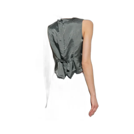 Satin Strapped Waistcoat