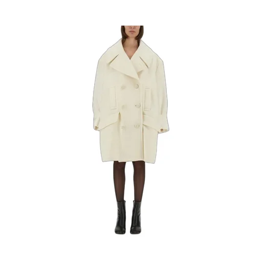 Double-Breasted Oversized Coat