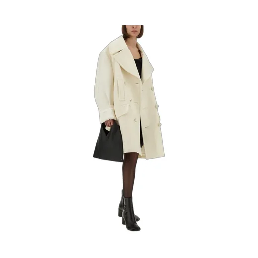 Double-Breasted Oversized Coat