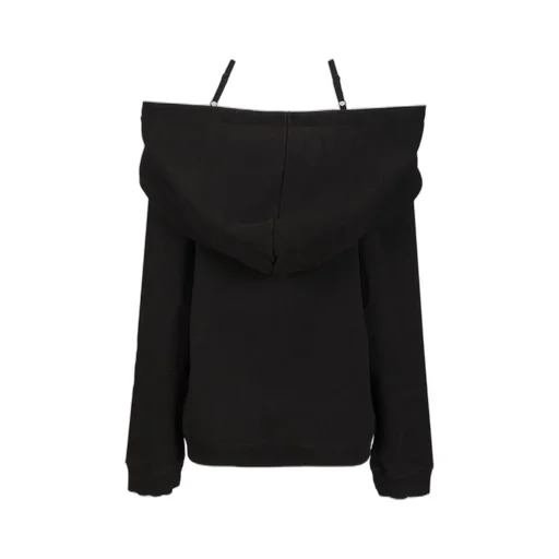 Off-Shoulder Long Sleeved Sweatshirt