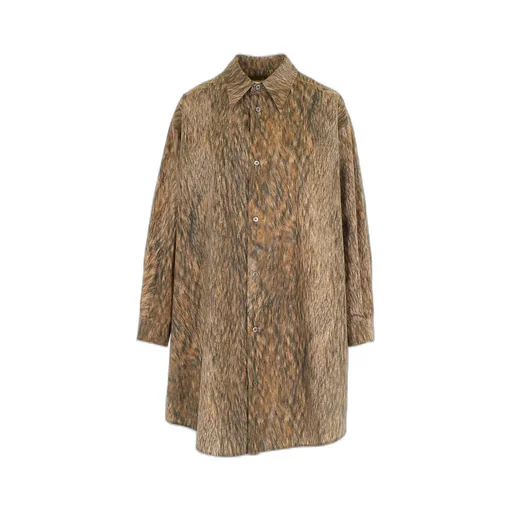 Long Sleeve Printed Dress