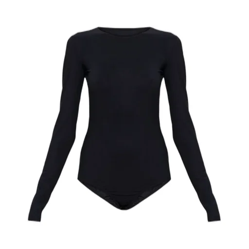 Long-Sleeve Crewneck Bodysuit