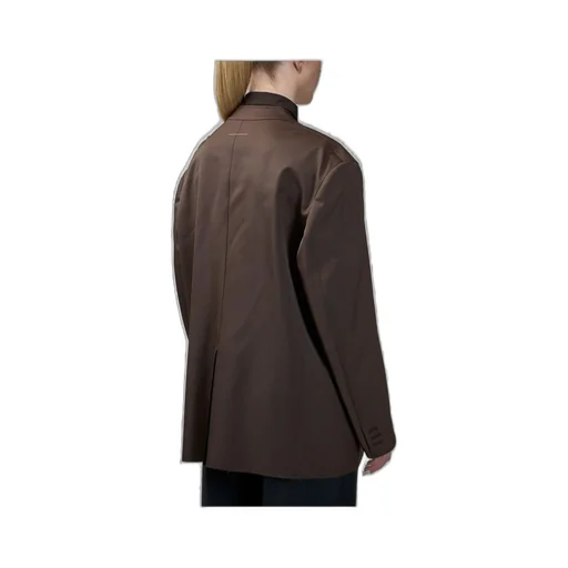 Raw-Cut Single Breasted Blazer