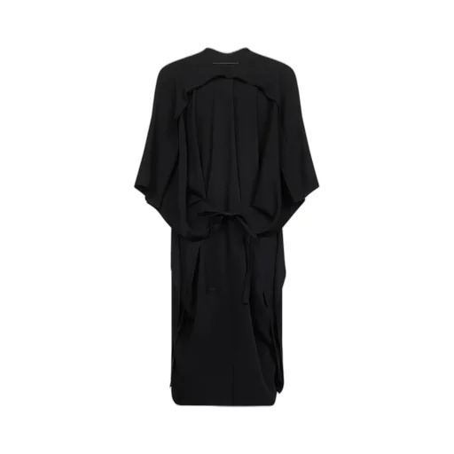 Asymmetric Hem Midi Dress