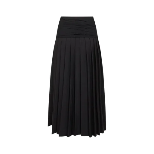 Pleated Midi Skirt