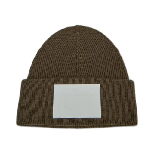 Logo Patch Knitted Beanie