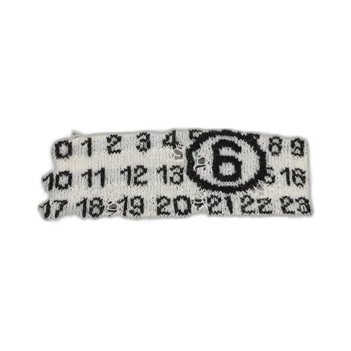 Numbers-Motif Distressed Jumper