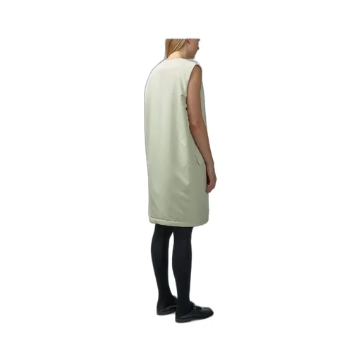 V-Neck Sleeveless Midi Dress