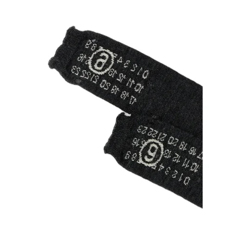 Numbers-Motif Gloves