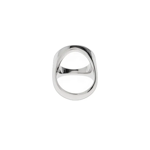 Minimal Logo Cut-Out Detailed Ring