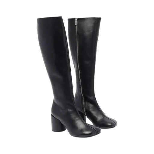 Slip On Knee-High Boots