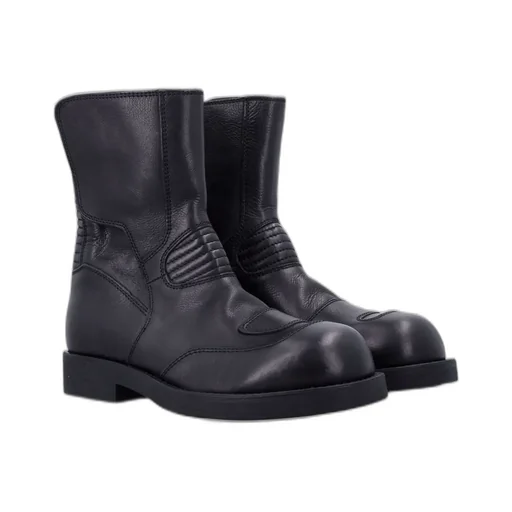 Round Toe Biker Boots