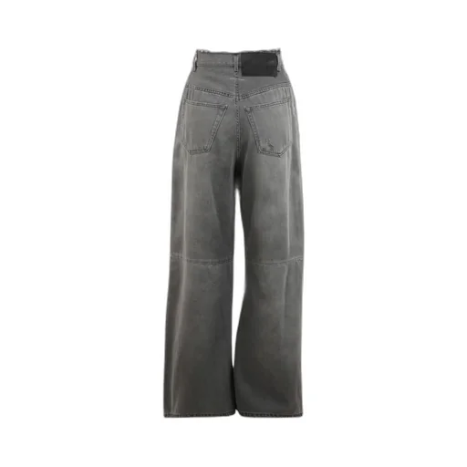 Wide Leg Distressed Jeans