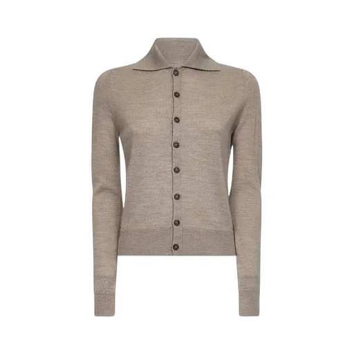 Knitted Buttoned Cardigan