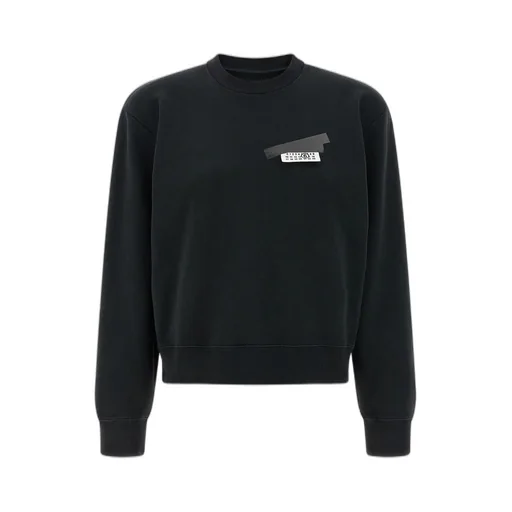 Numeric Signature Label Crewneck Sweatshirt